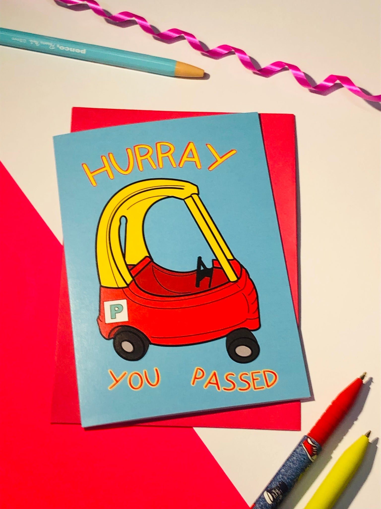 Hurray! You Passed Card