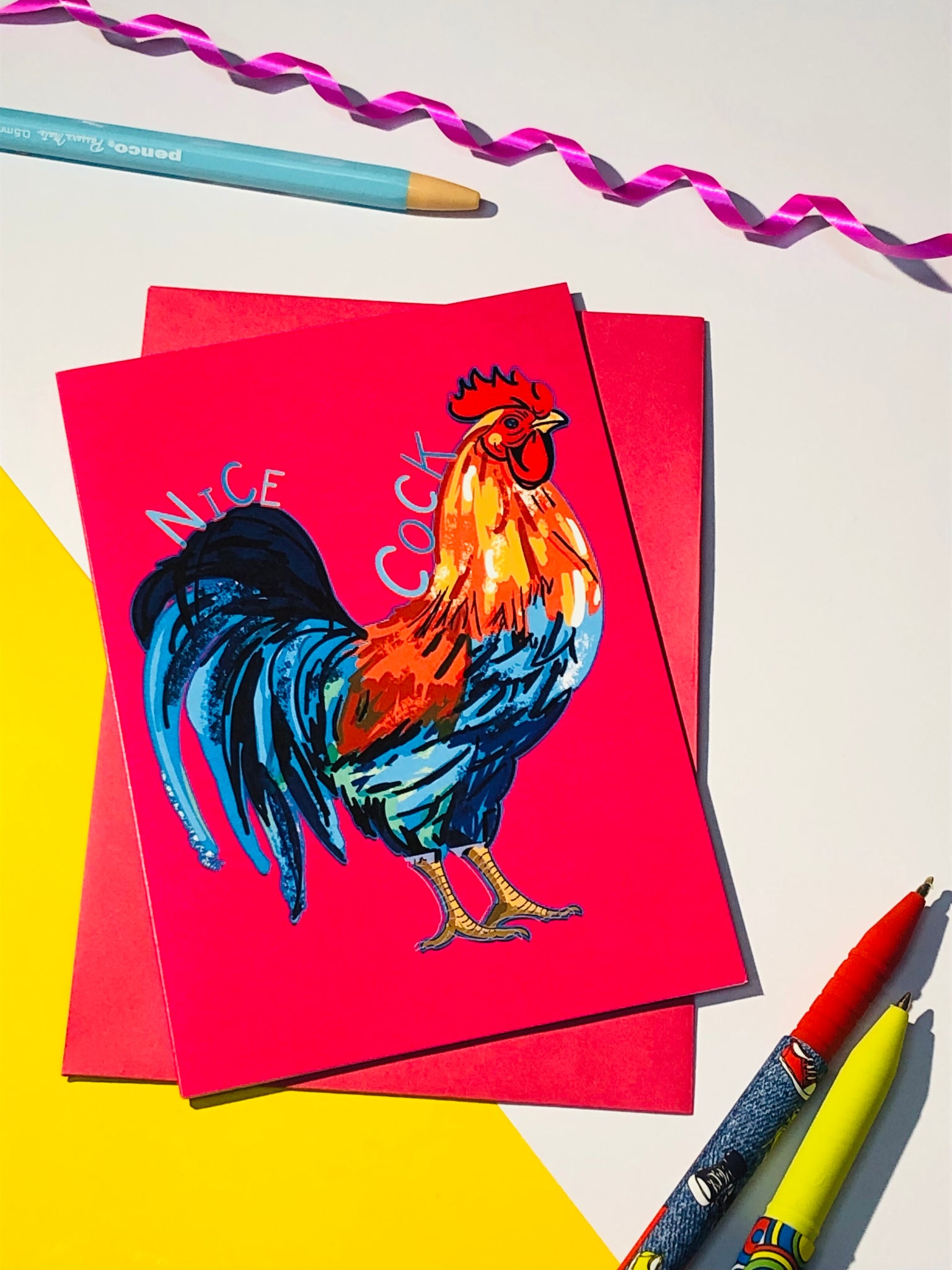 Nice Cock Card