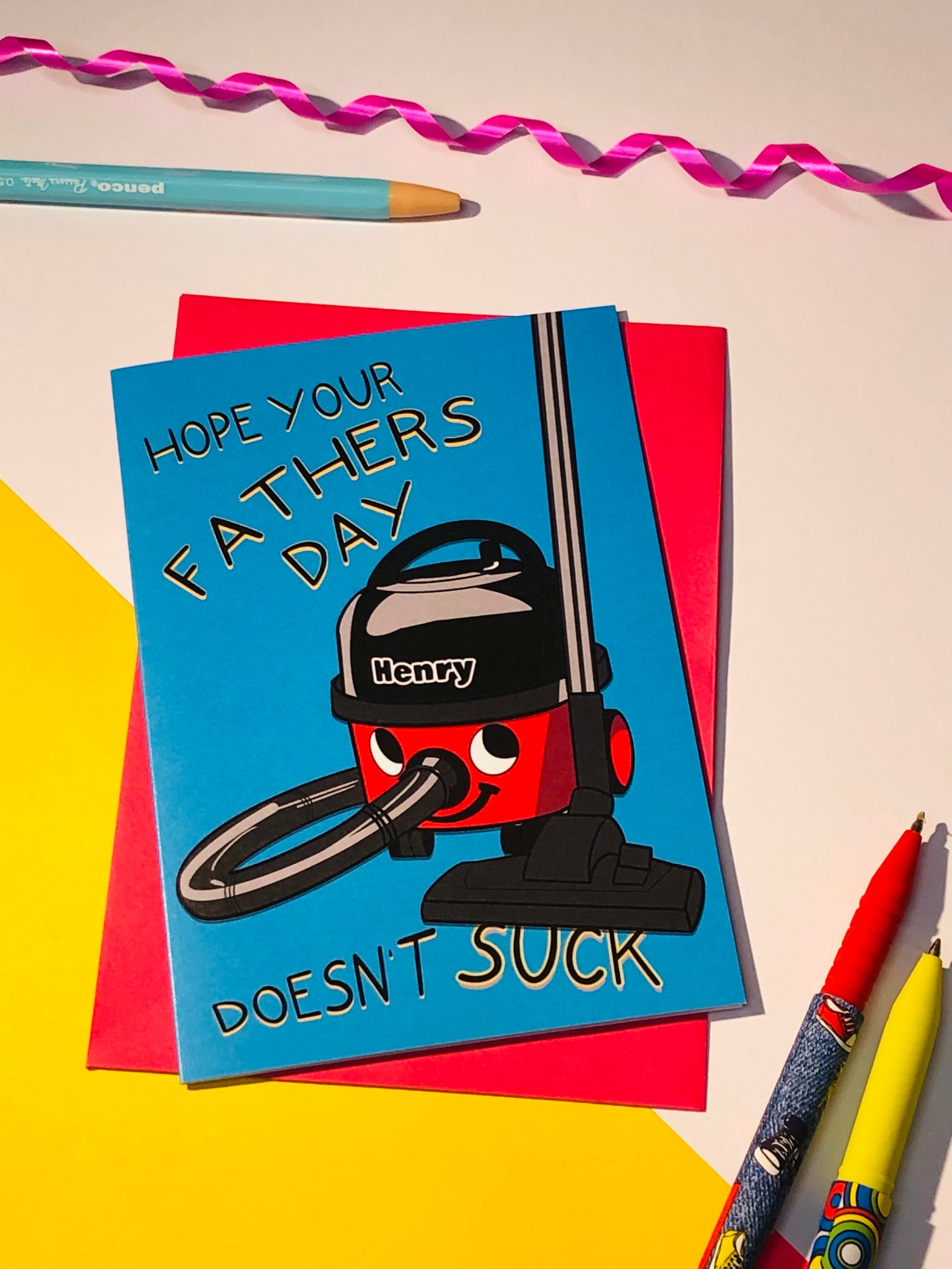 Dad Vacuum Card