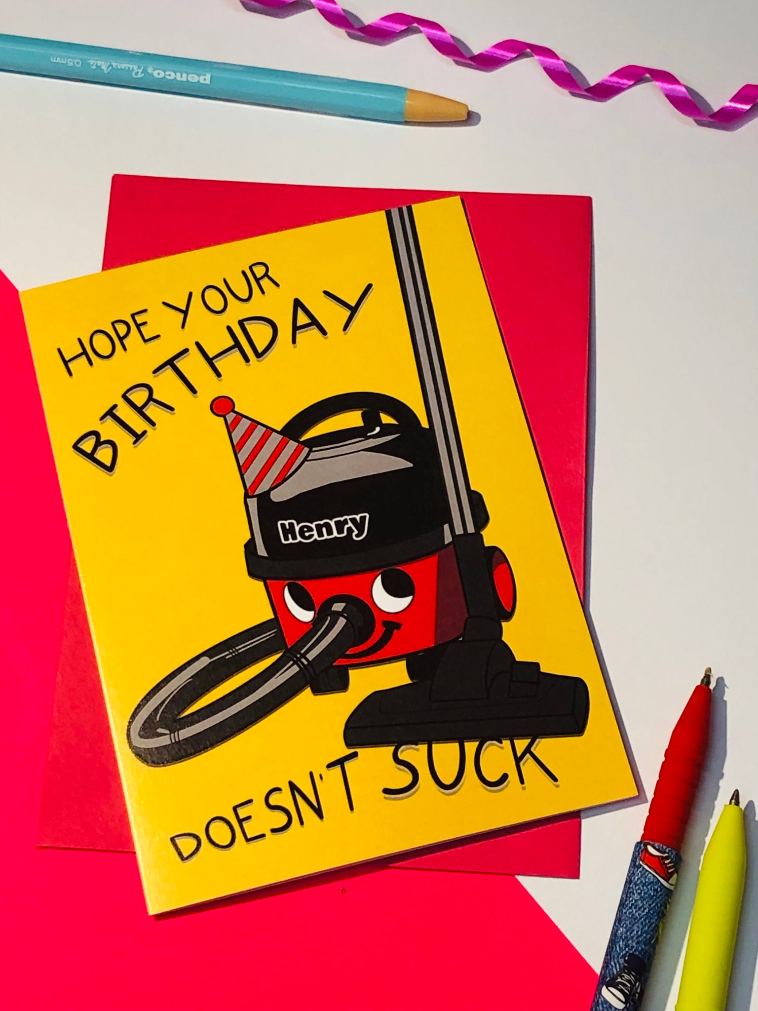 Suck Birthday Card
