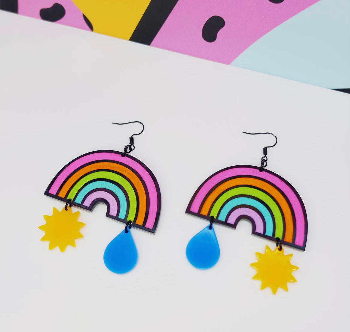 Disco Rainbow Earrings