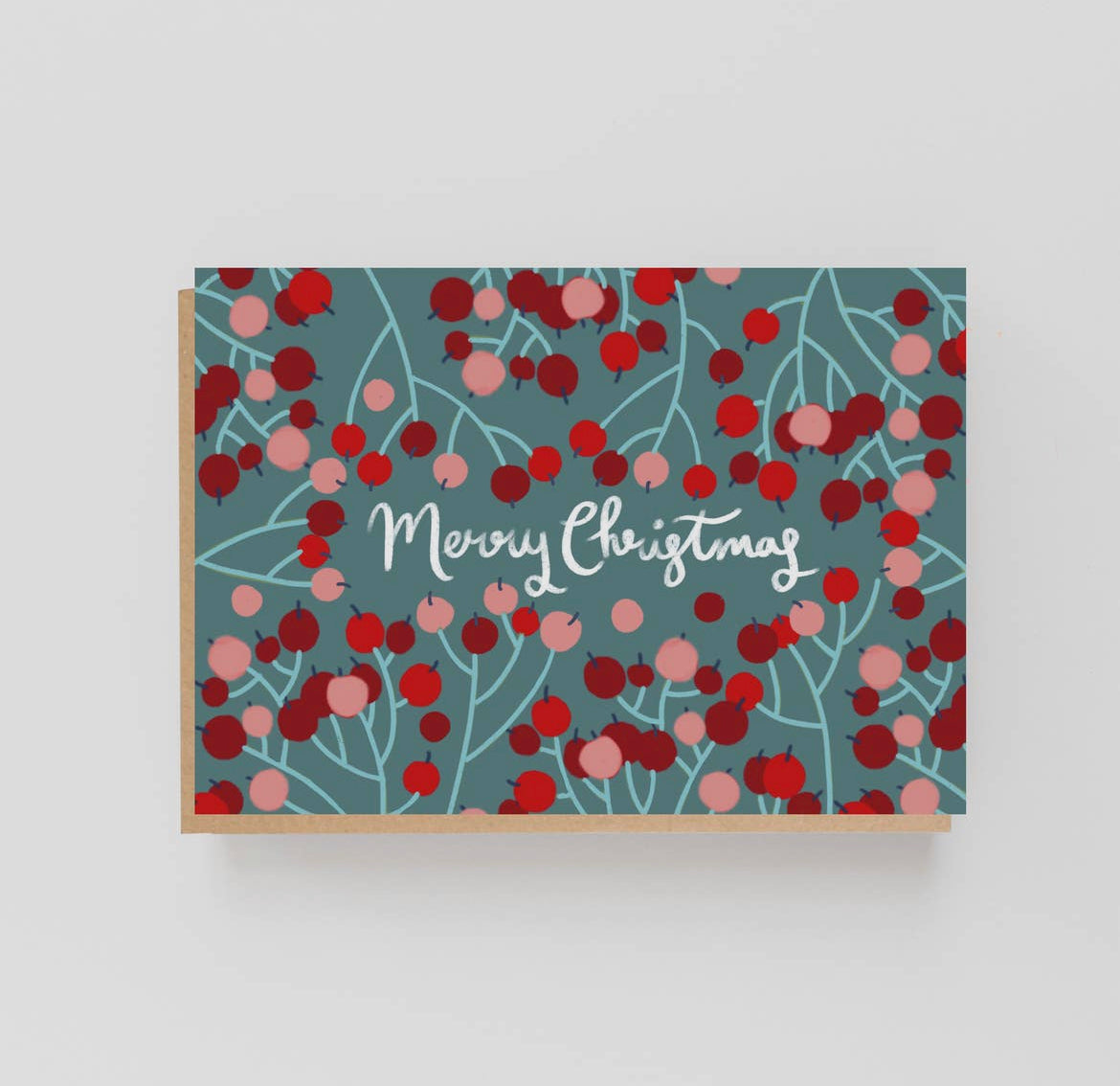 Merry Christmas Berries Card