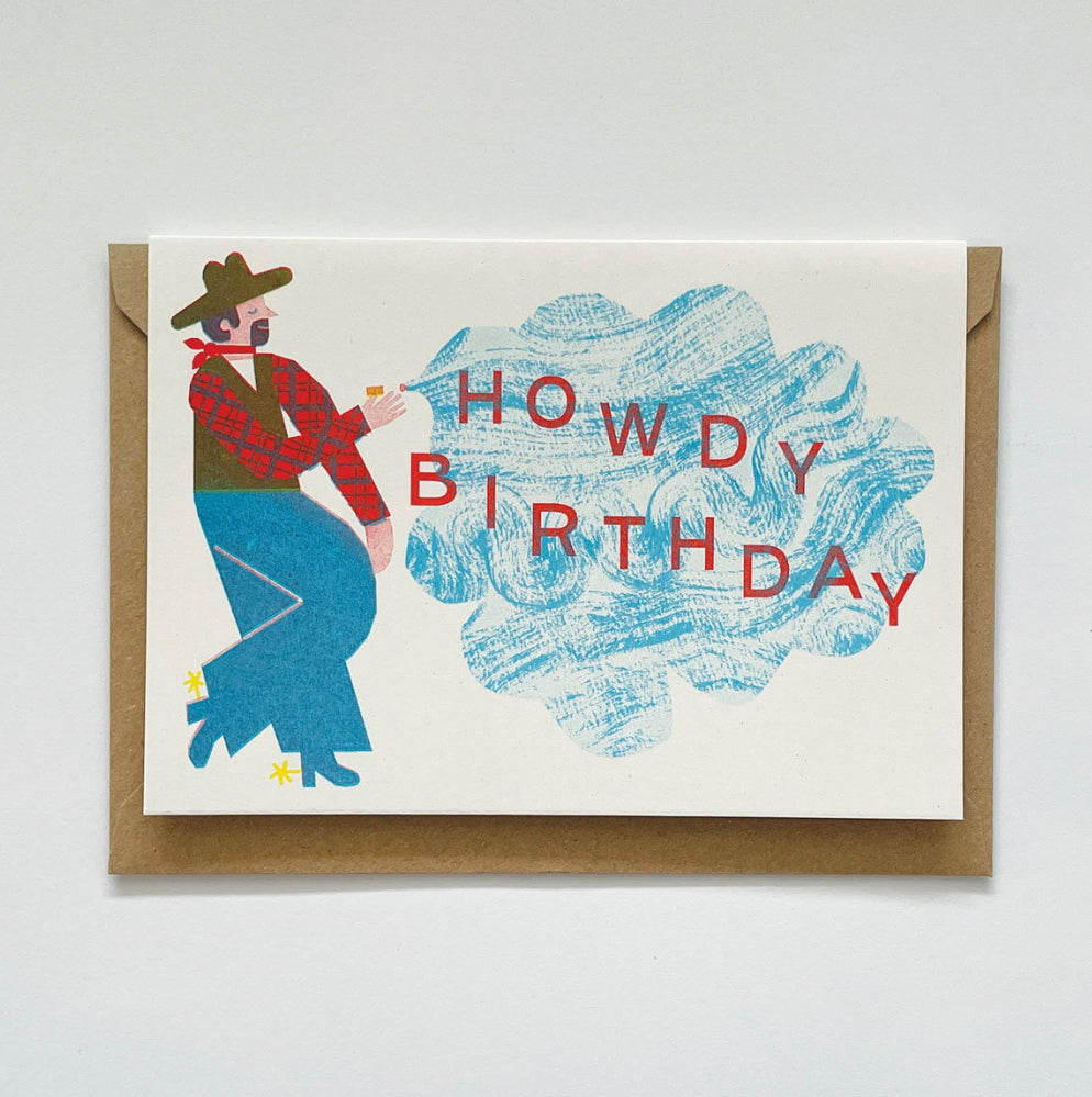 Howdy Birthday Card