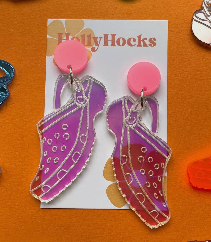 Croc Shoe Earrings