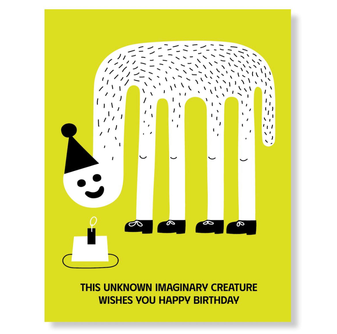 Imaginary Creature Birthday Card