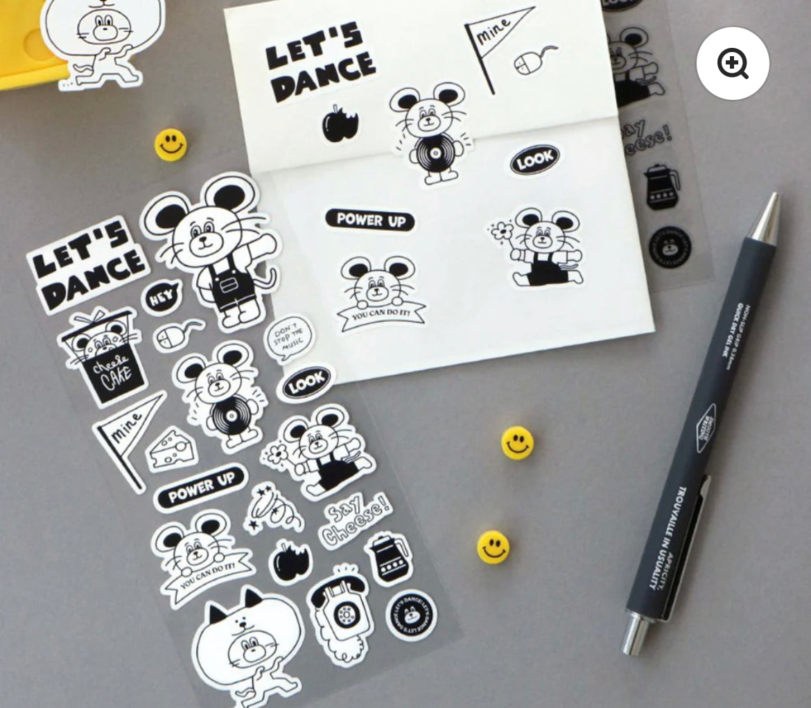 Line Drawing Planner Stickers