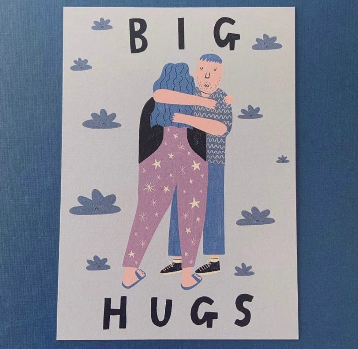 Big Hugs Postcard