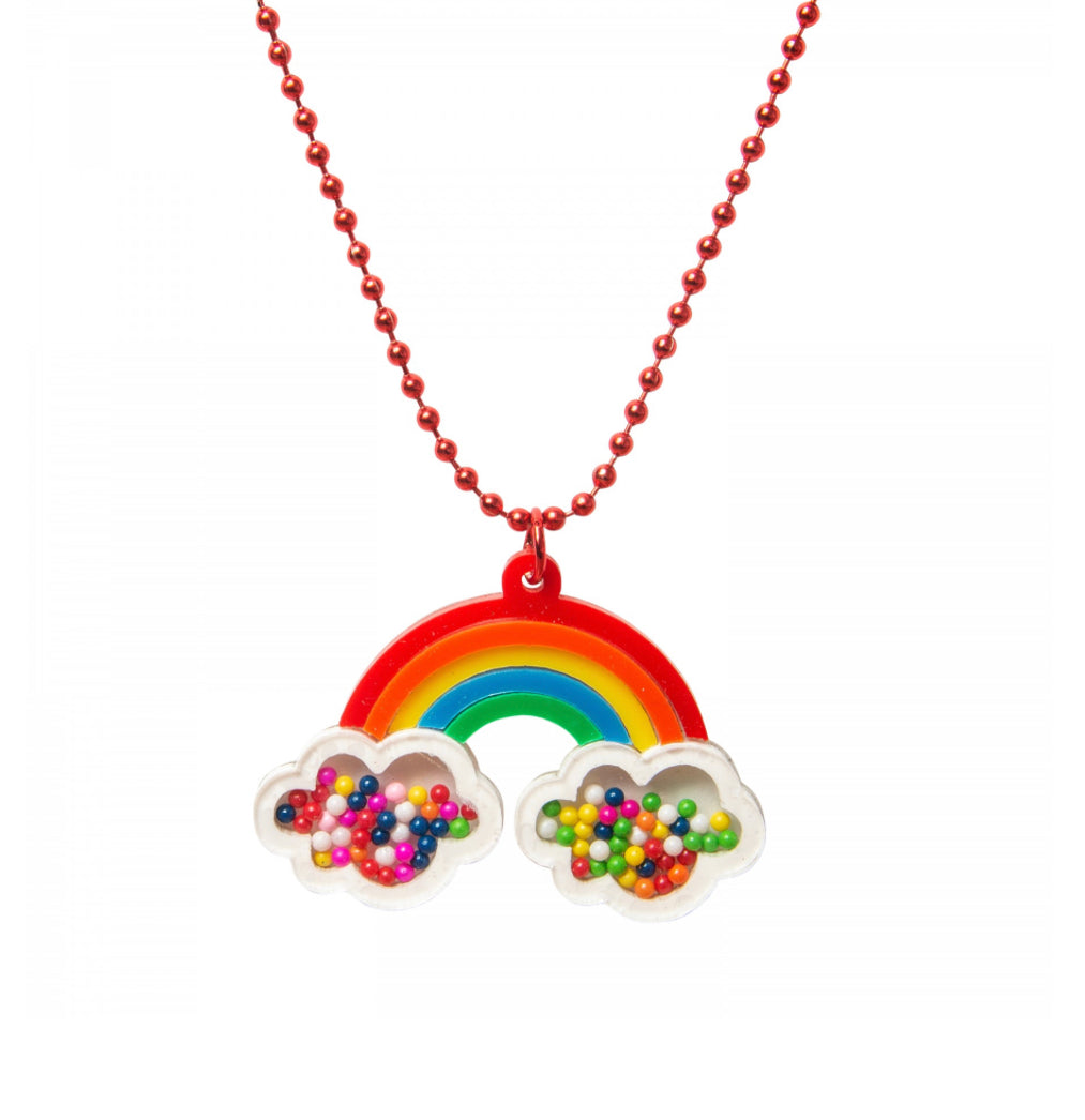 Rainbow Acrylic Necklace