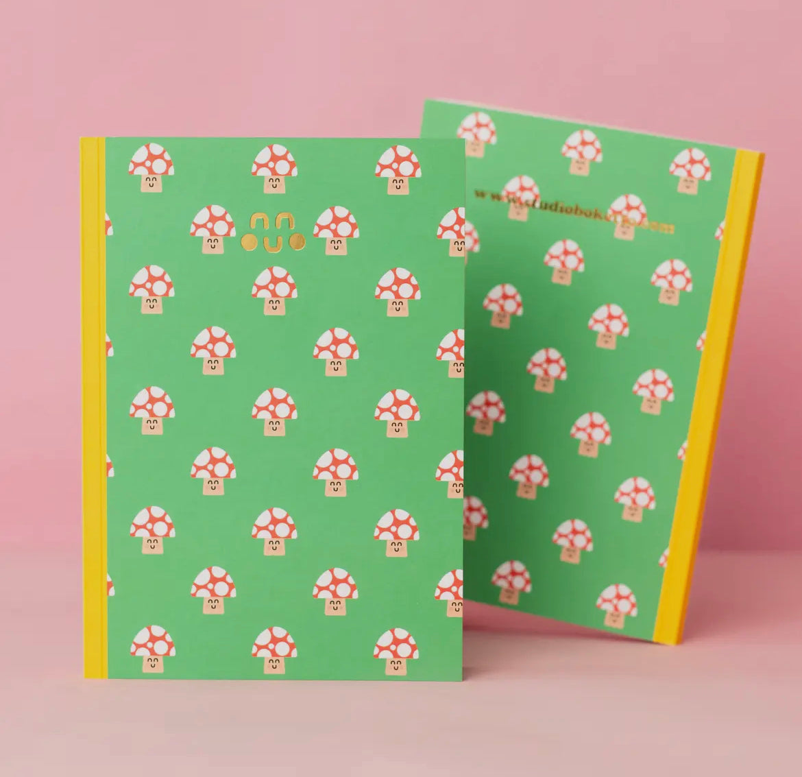 Mushroom Pattern Notebook