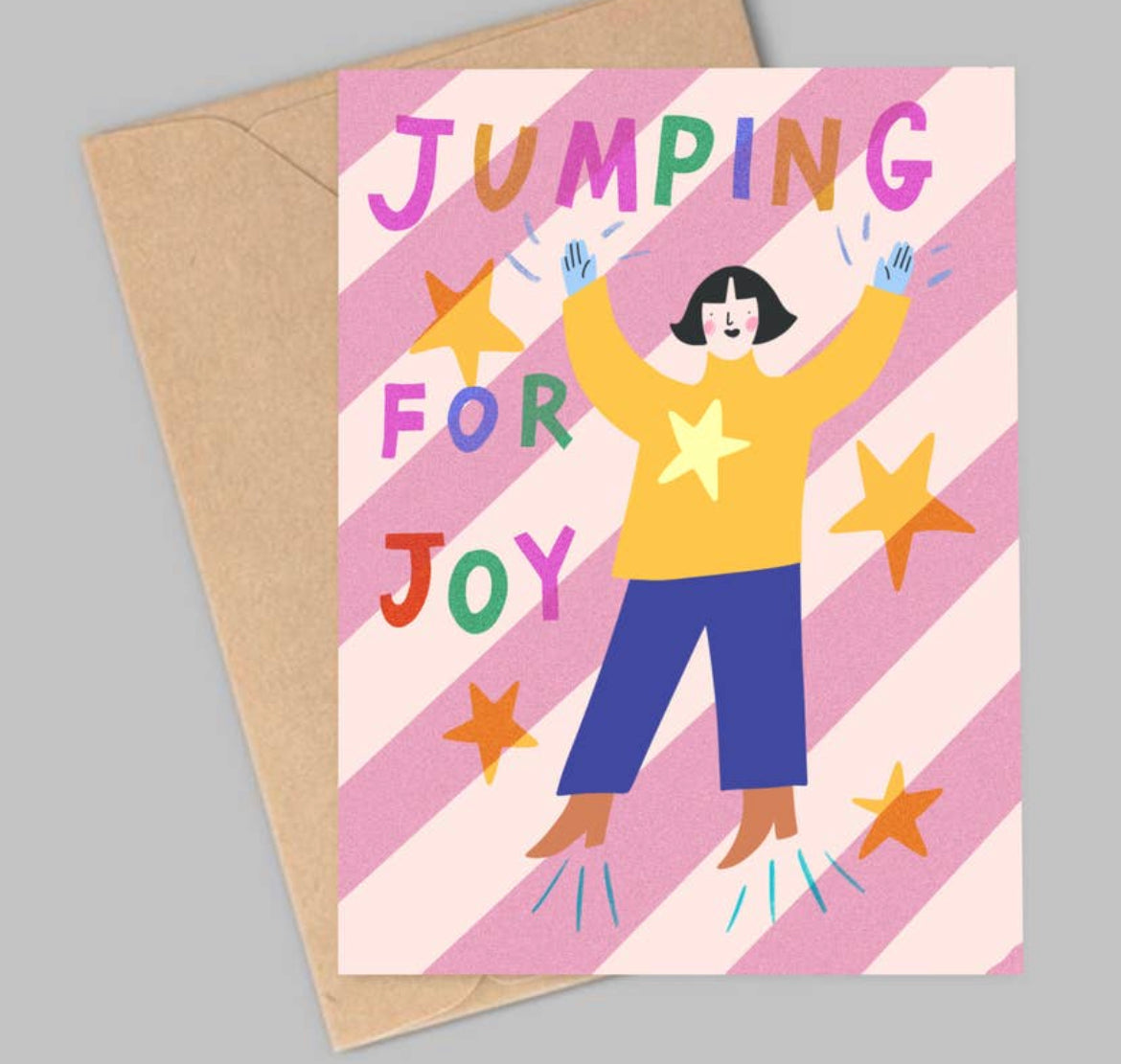 Jumping For Joy Greeting Card