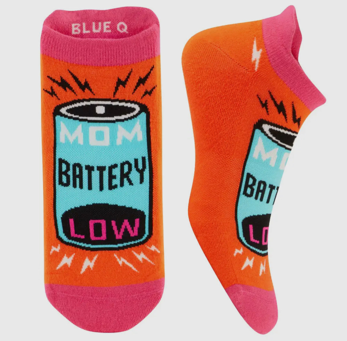 Mom Battery Sneaker Socks