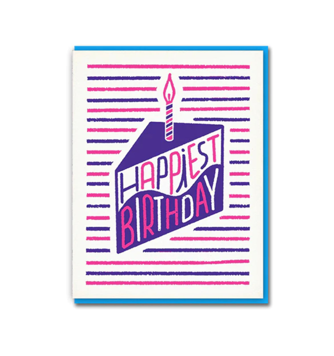 Happiest Birthday Cake Slice Card
