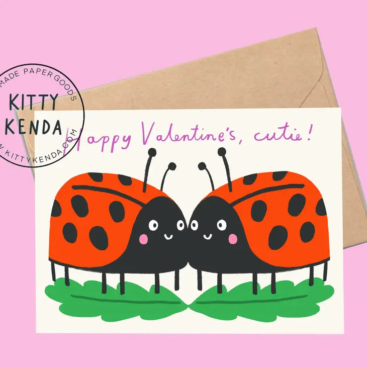 Ladybirds Valentine’s Day Card