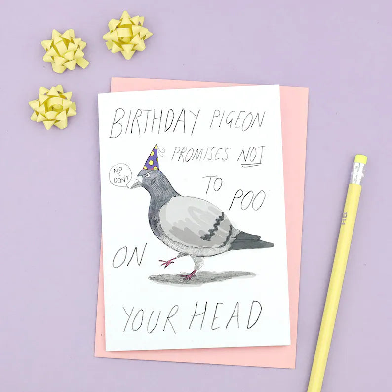 Birthday Pigeon Card