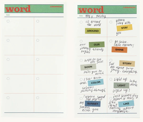 Life & Pieces Note Pad