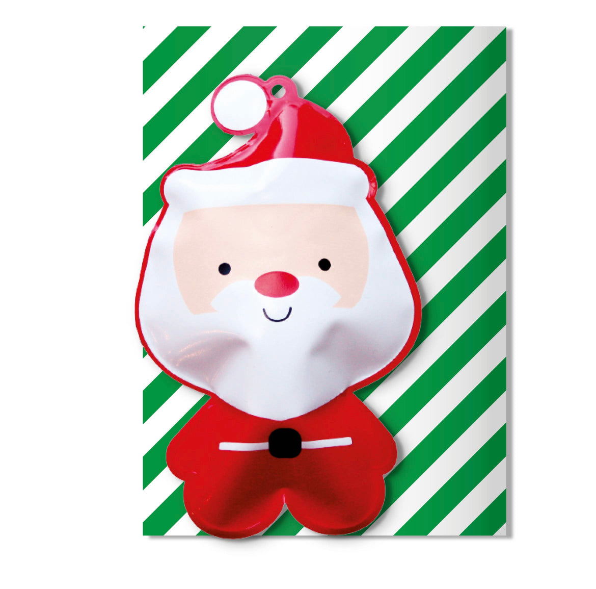 Inflatable Santa Christmas Card