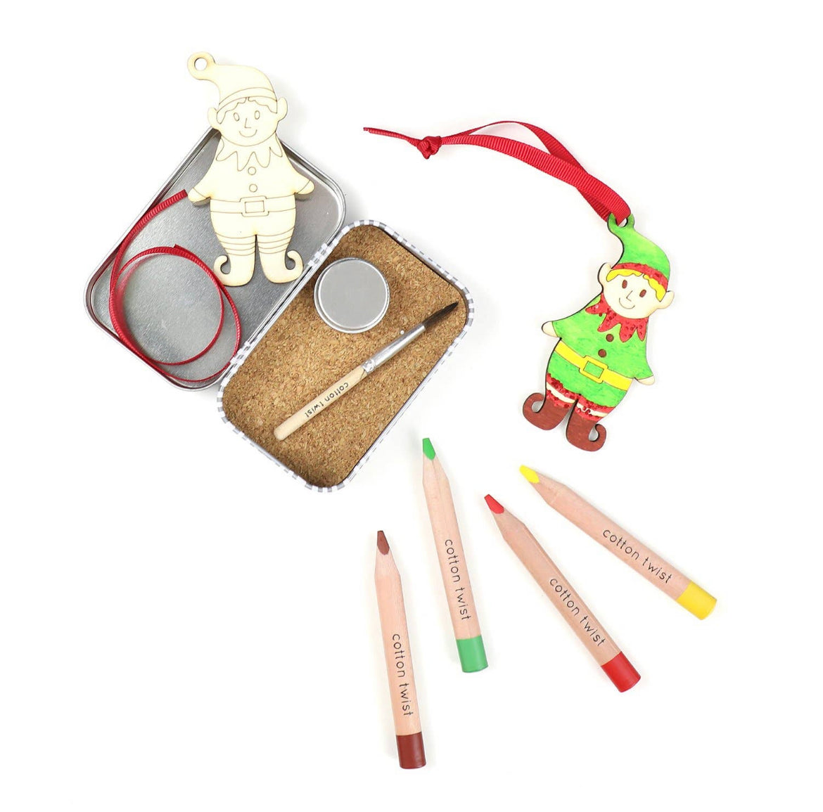 Make Your Own Elf Christmas Decoration