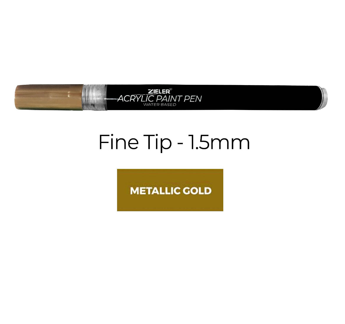Acrylic Paint Pen - Fine (1.5mm) - Gold