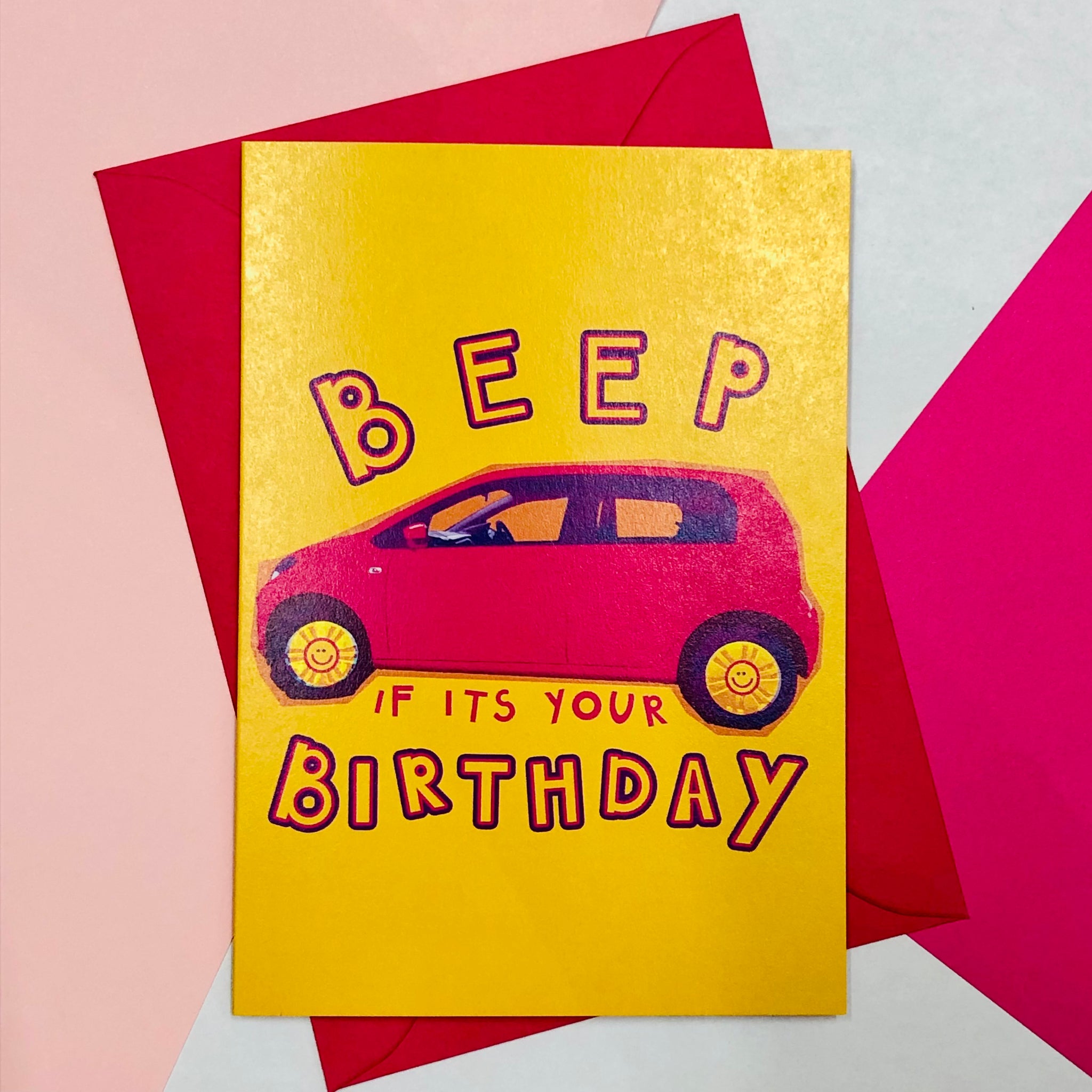 Beep Birthday Greetings Card