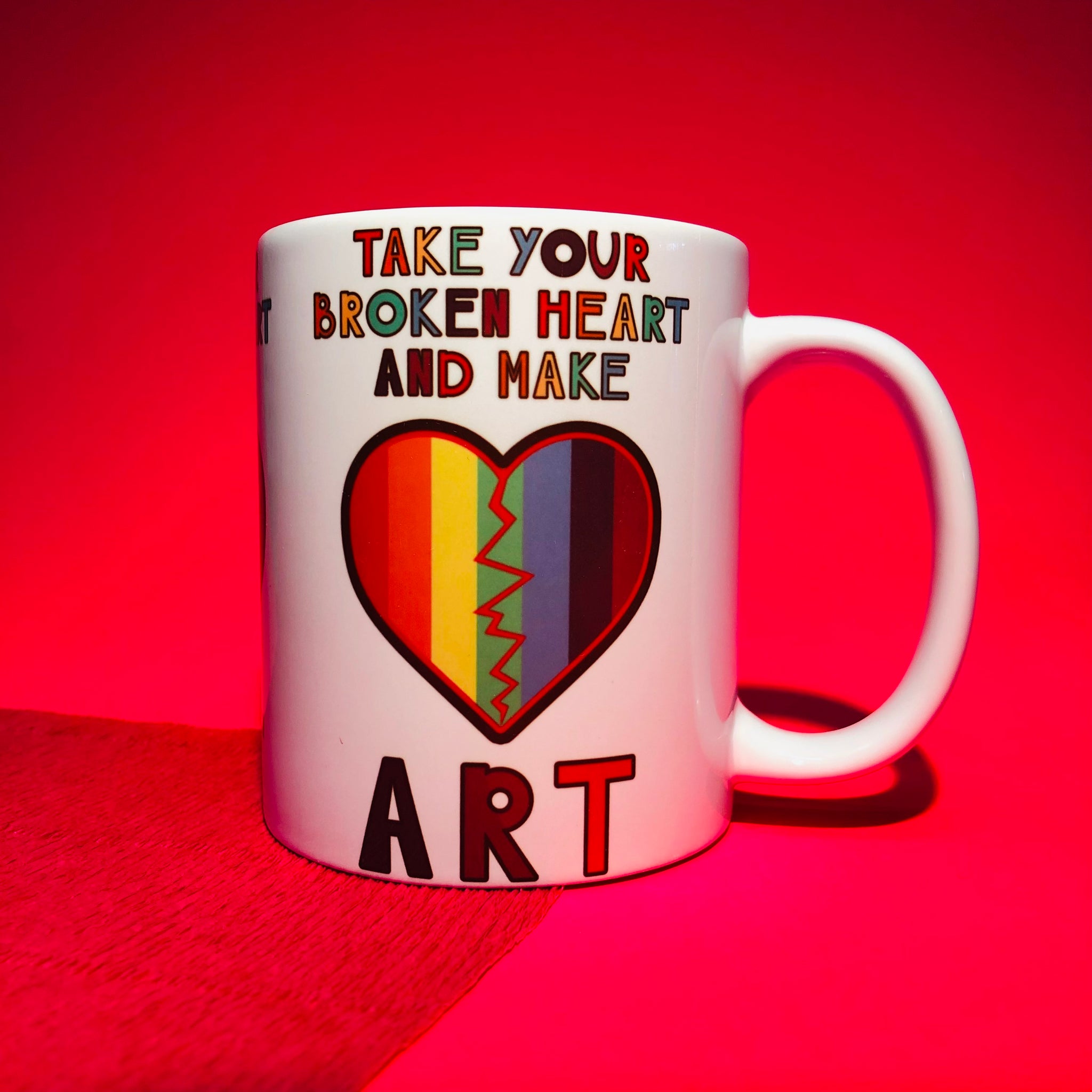 Art Heart Mug