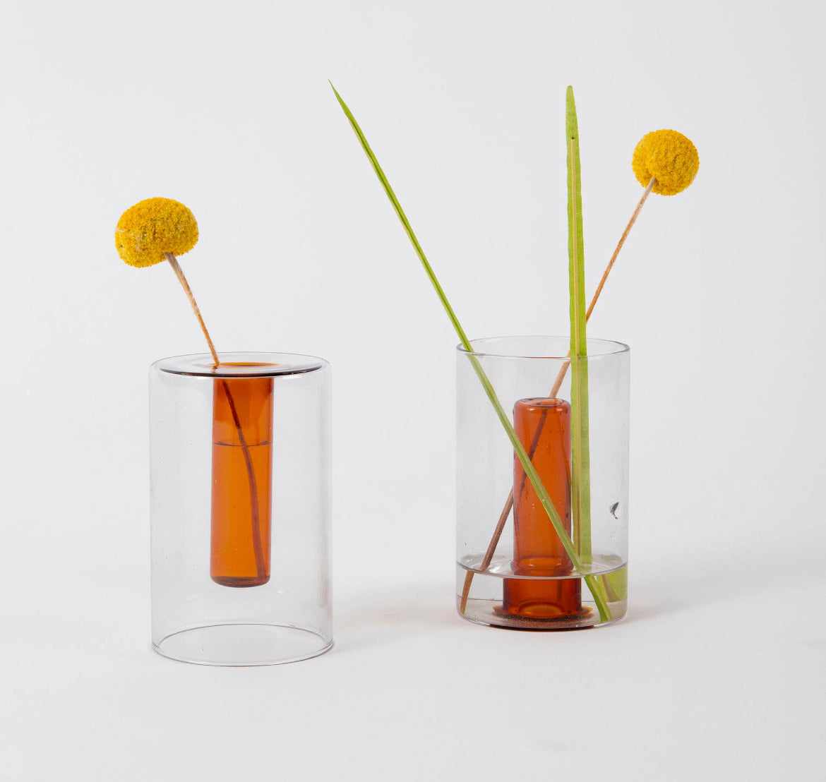 Reversible Glass Vase - Small