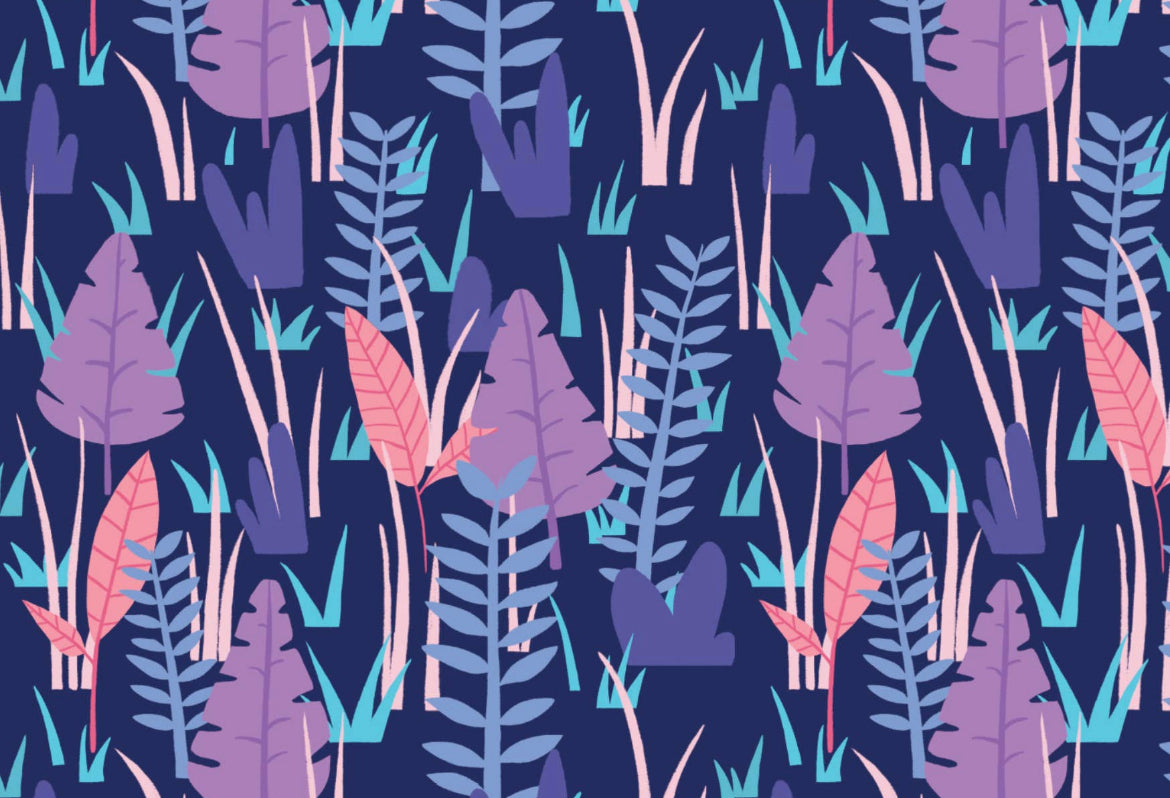 Jungle Pattern Postcard