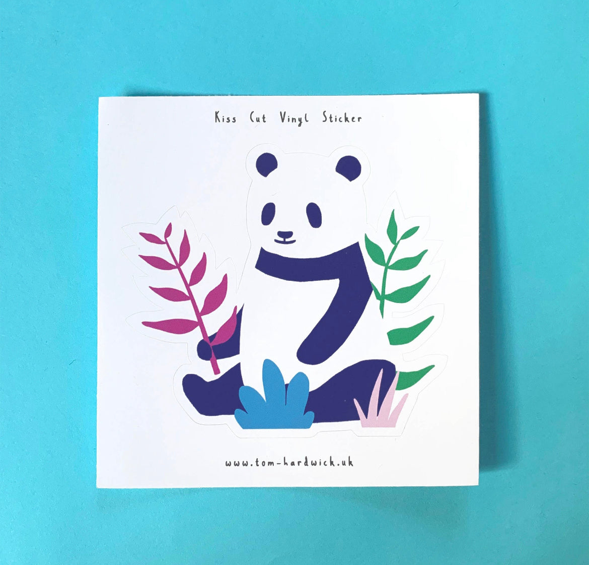 Panda Kiss-Cut Vinyl Sticker