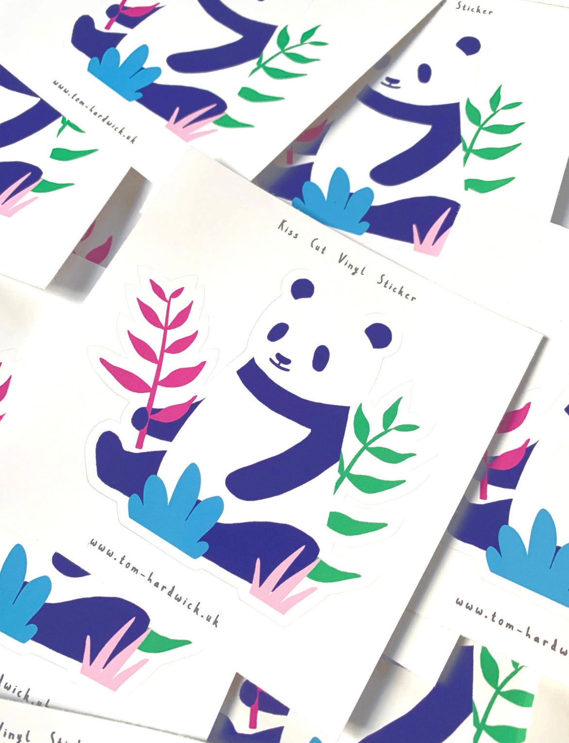 Panda Kiss-Cut Vinyl Sticker