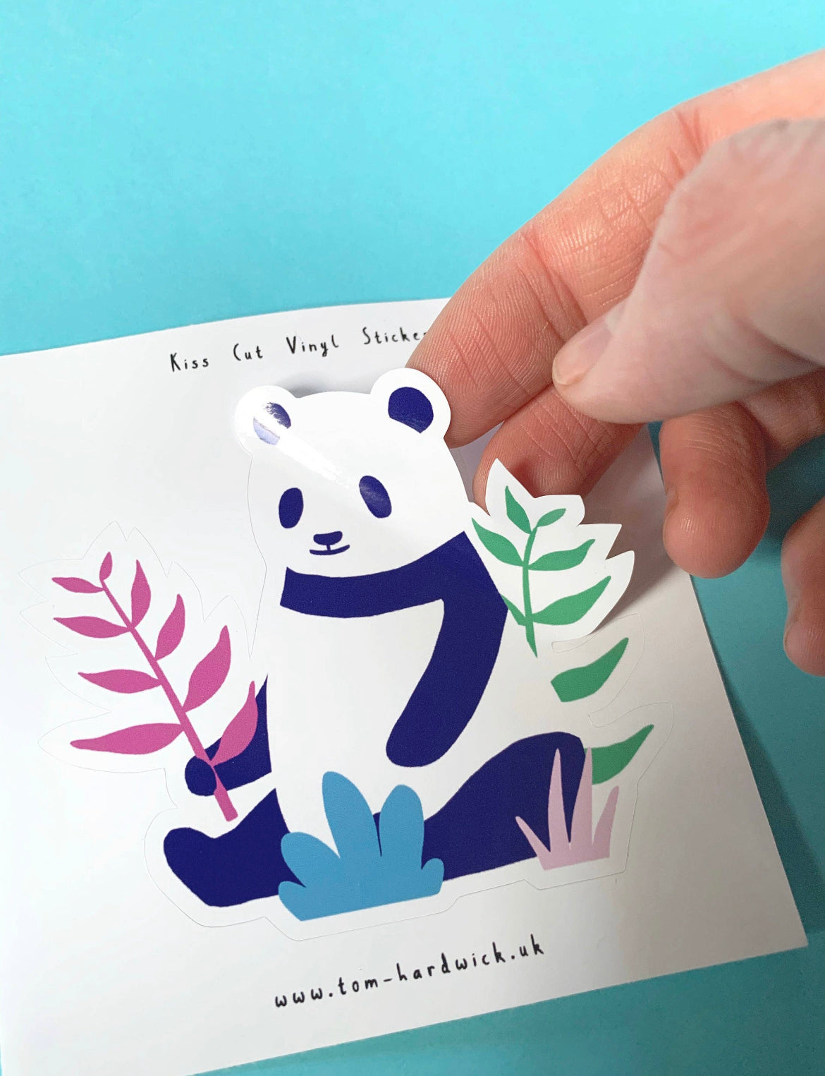 Panda Kiss-Cut Vinyl Sticker