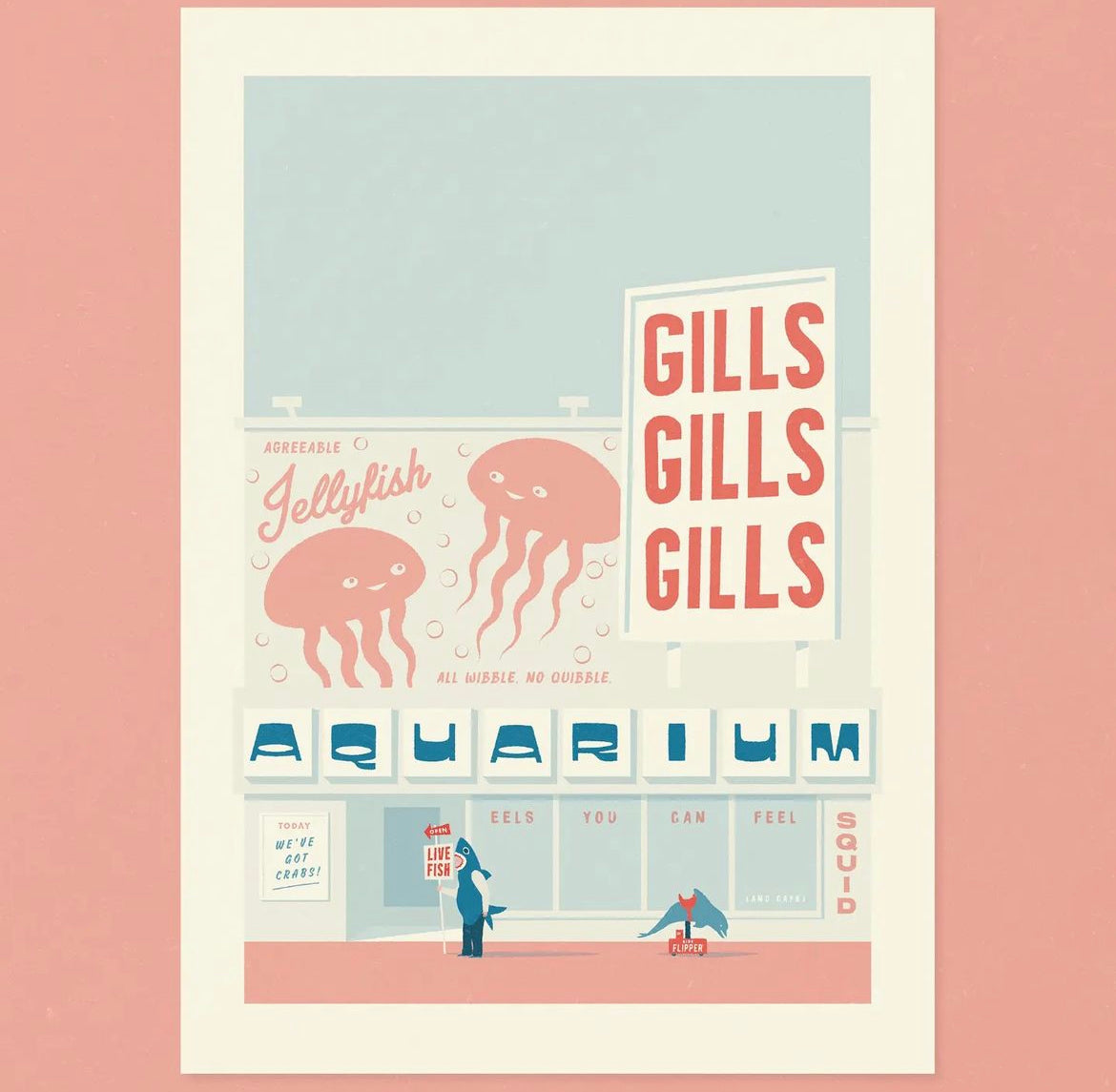 Gills, Gills, Gills Art Print