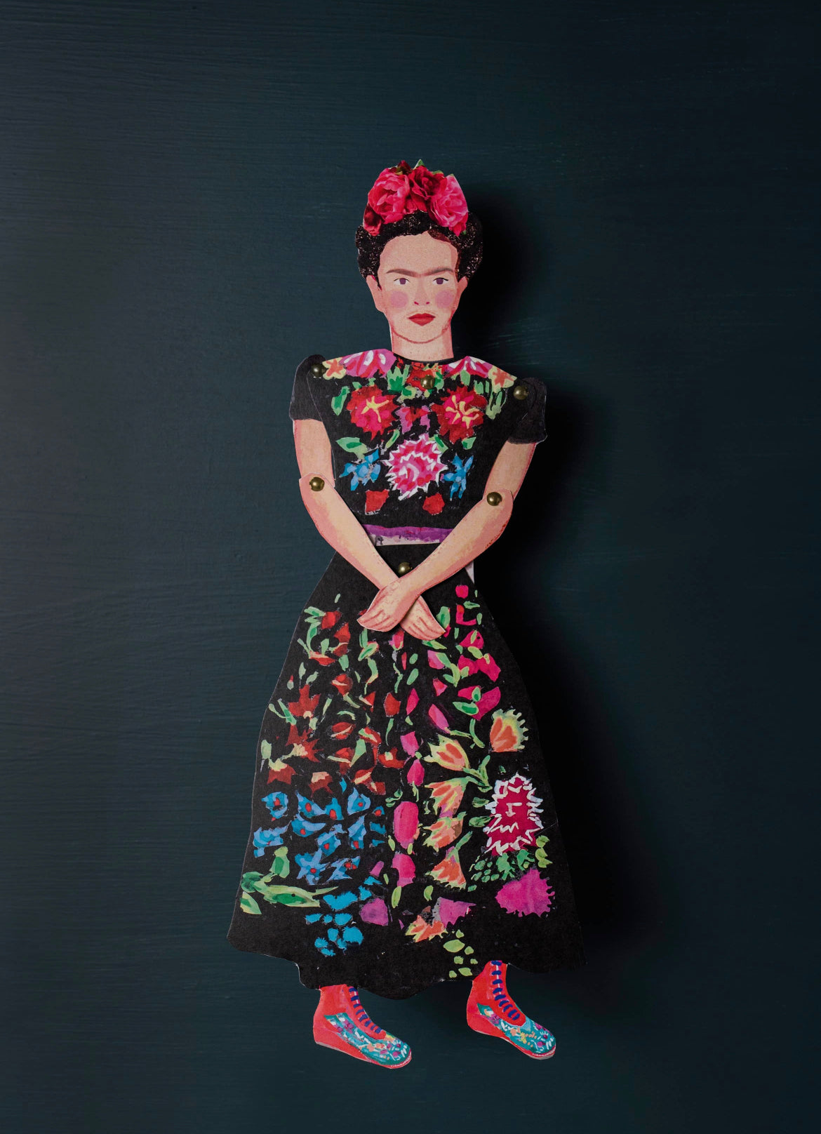 Frida Kahlo Cut and Make Puppet