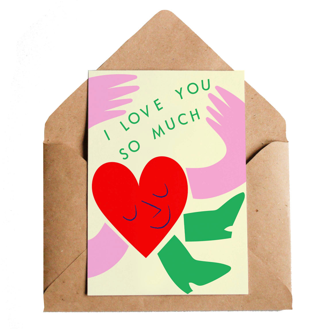 Love You Heart Card