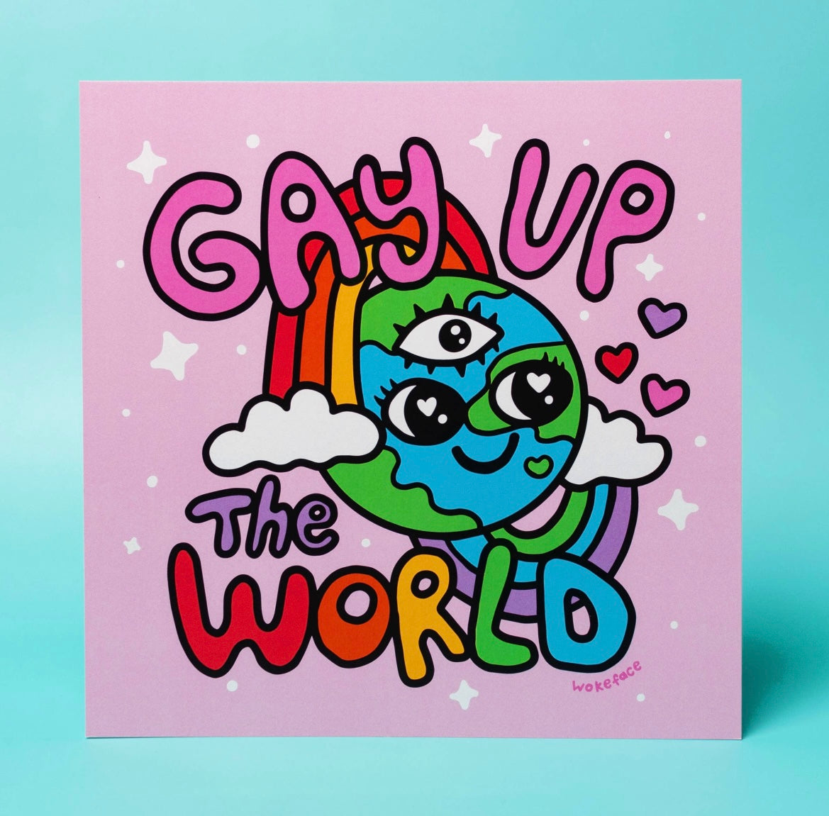 Gay up the World Print