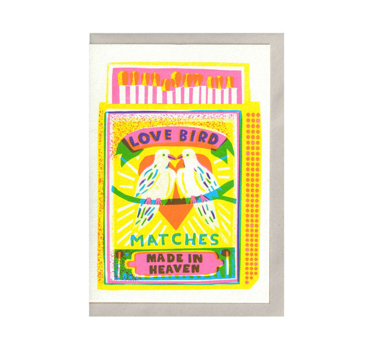 Lovebirds Match Card