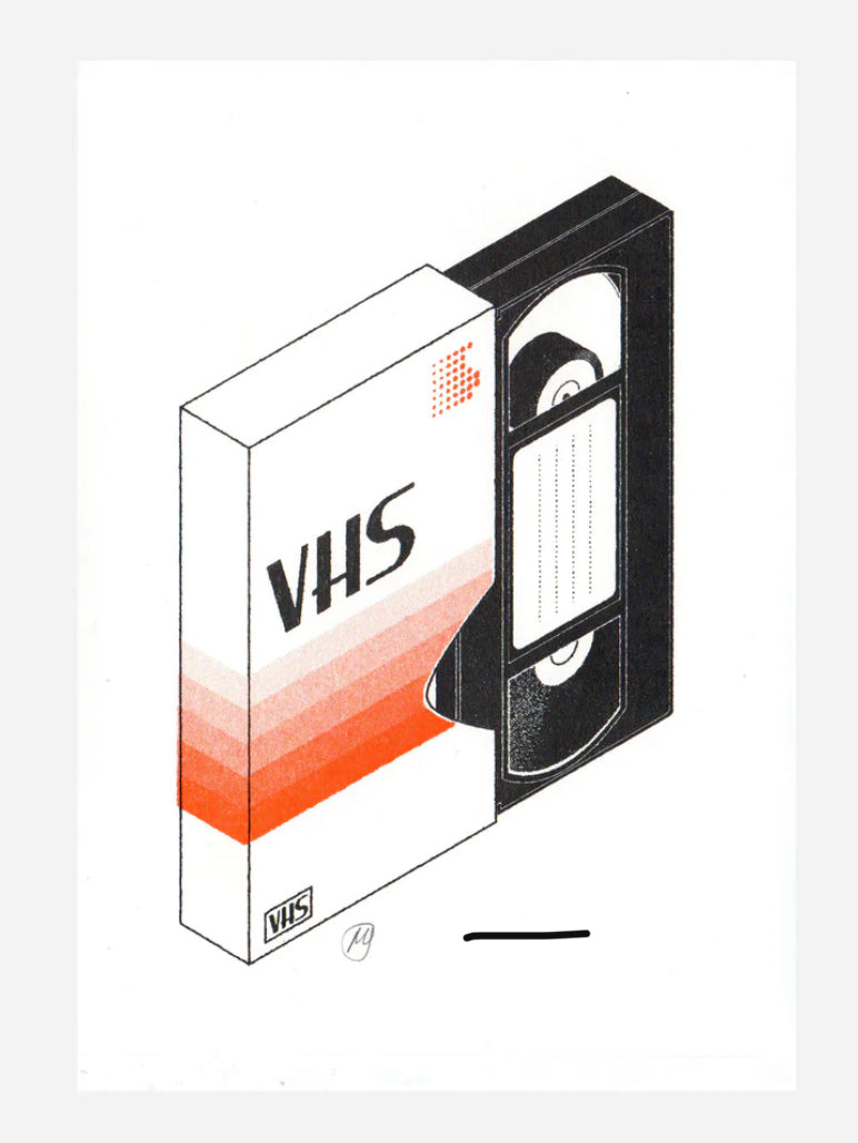 VHS A5 Riso Print