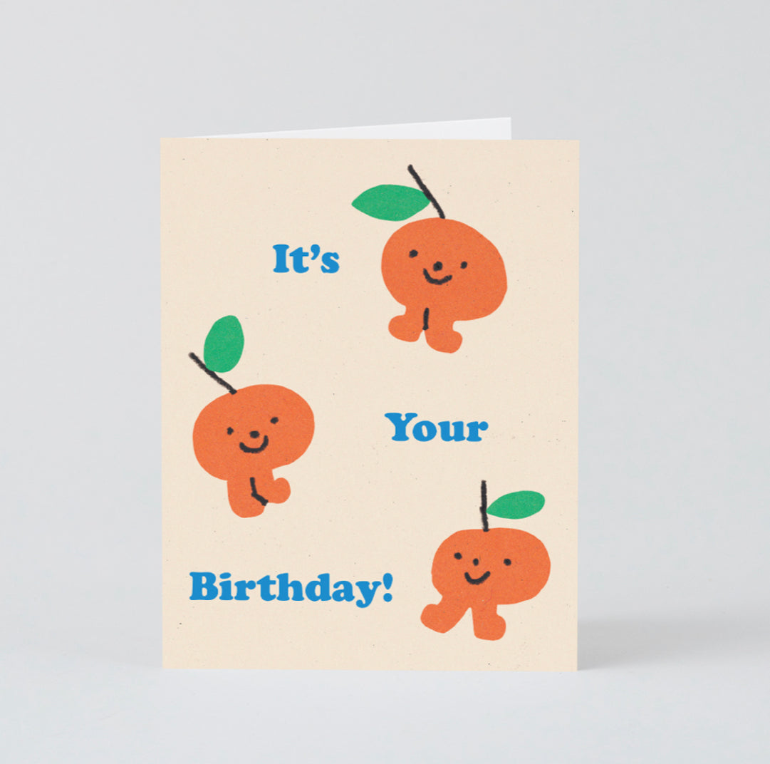 Birthday Oranges Card