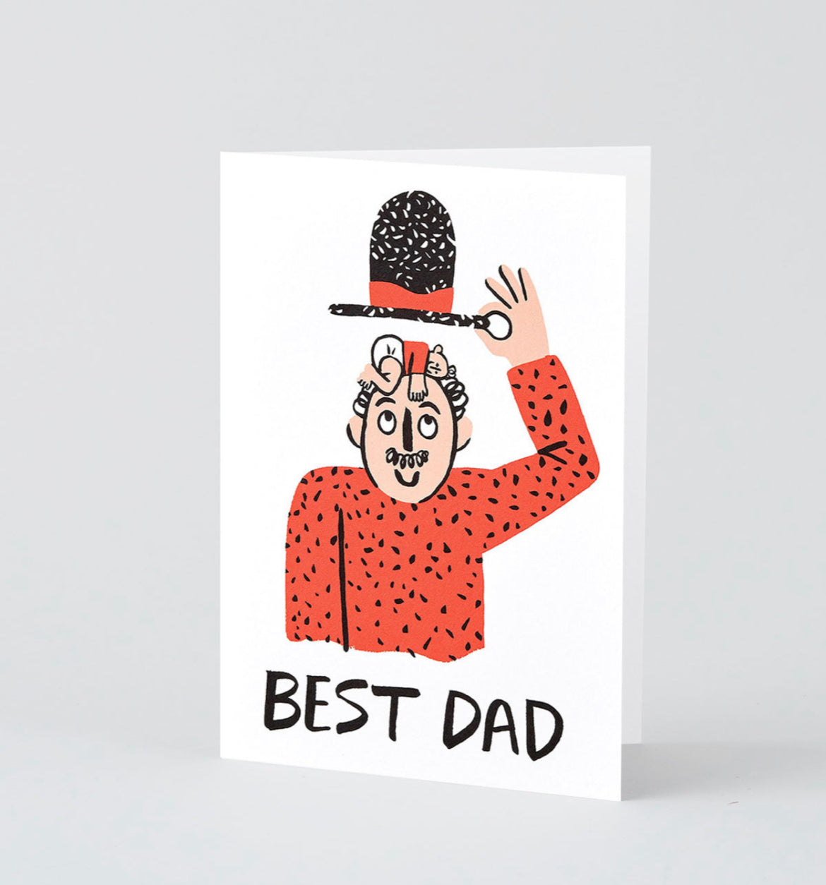 Best Dad Hat Card