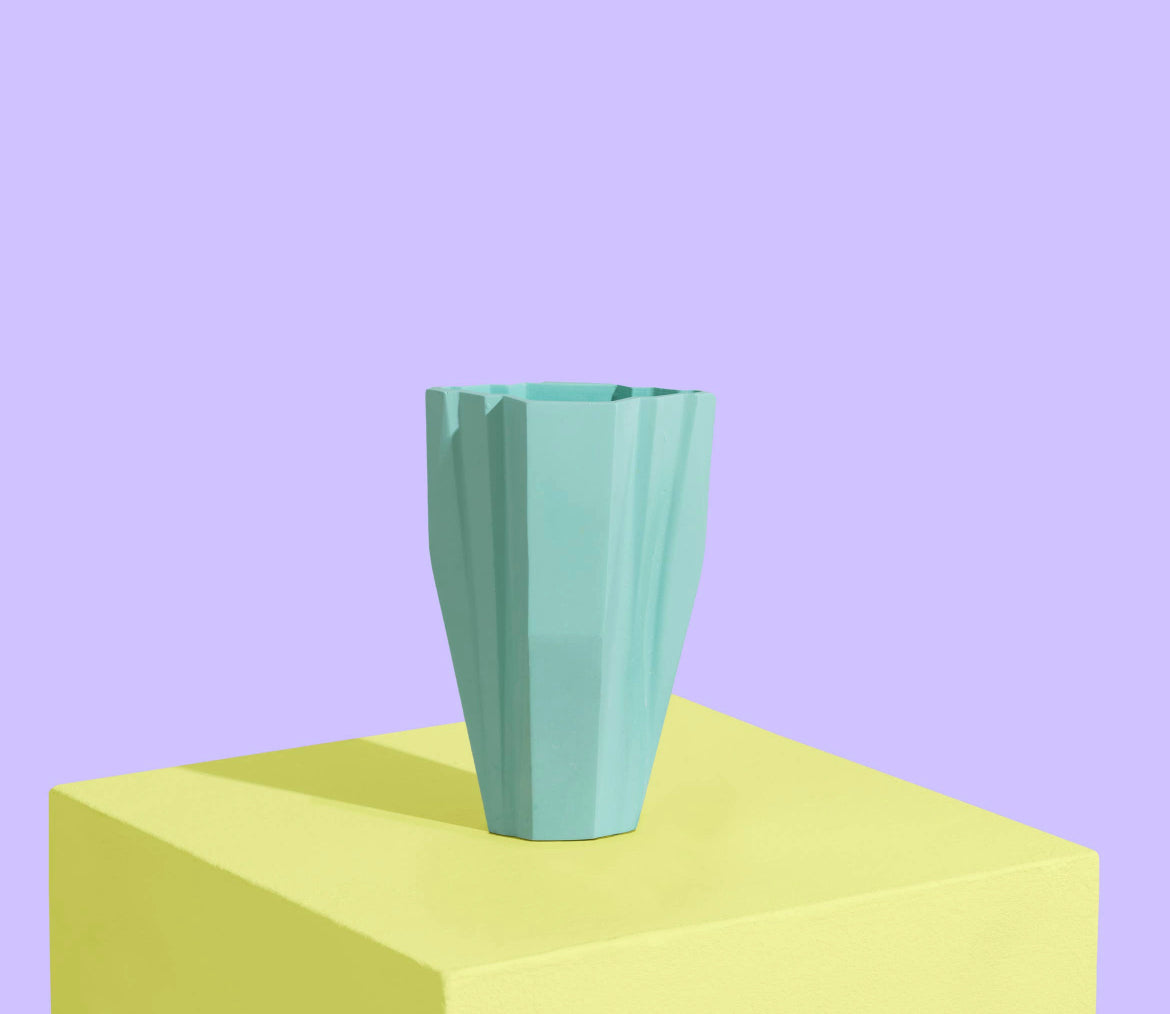Block Colour Deco Vase