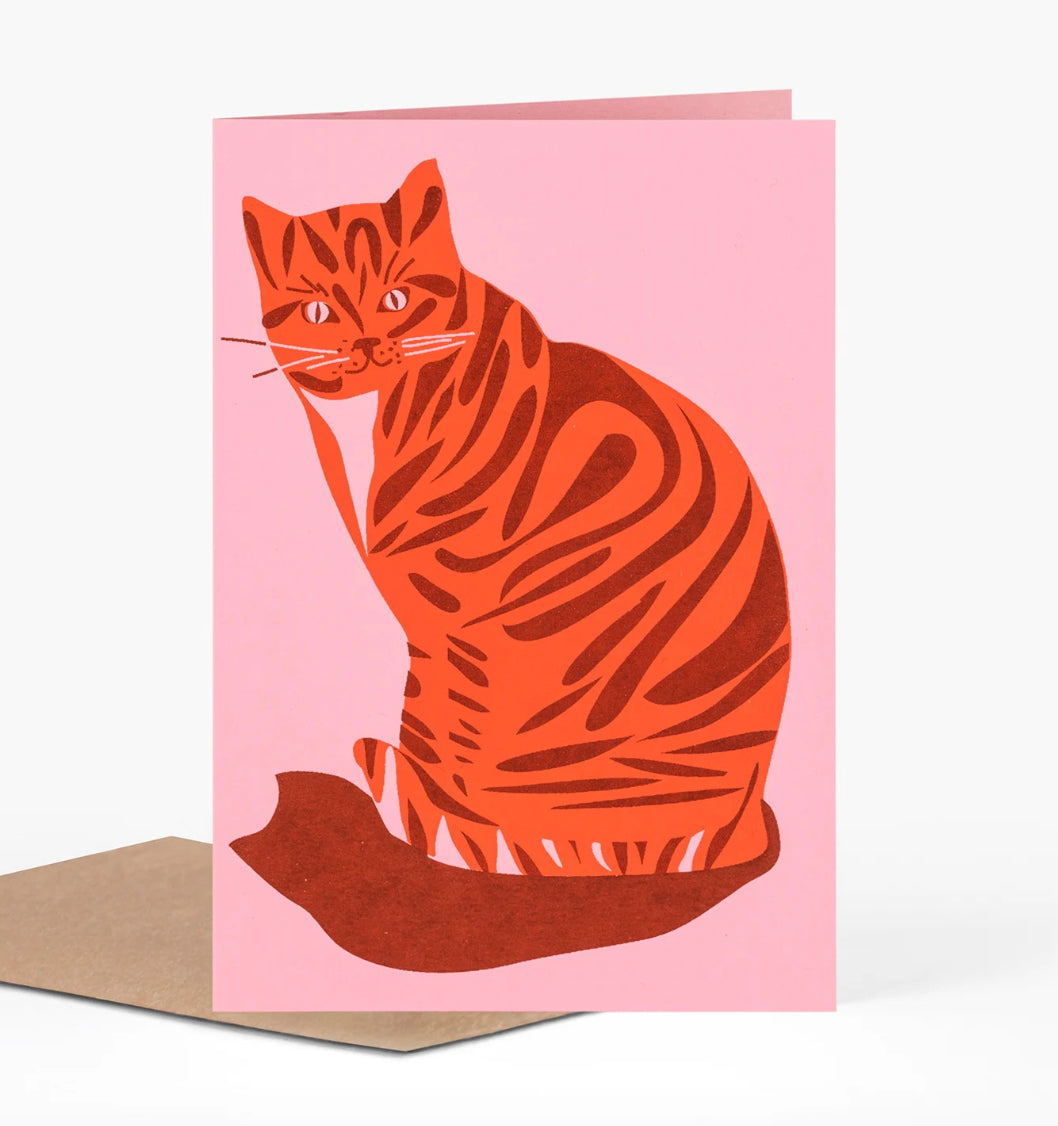 Ginger Cat Card