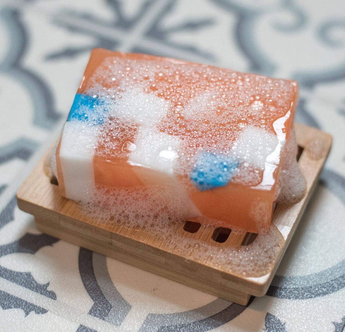 Irn Bru Handmade Soap Slice