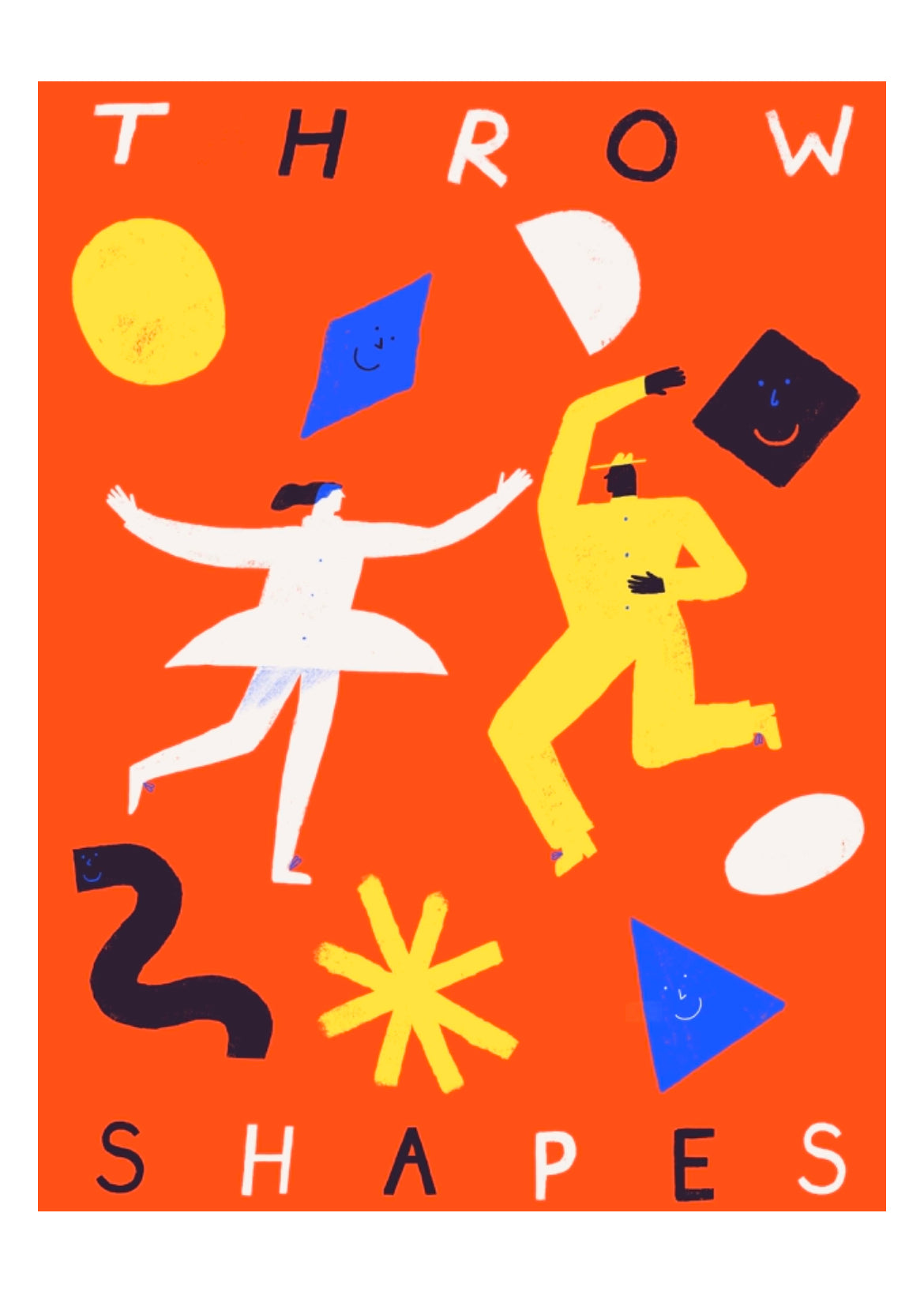 Throw Shapes A4 Riso Print