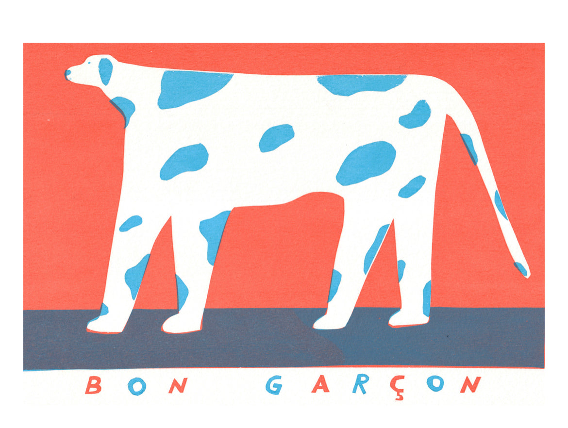 Bon Garcon A4 Riso Print
