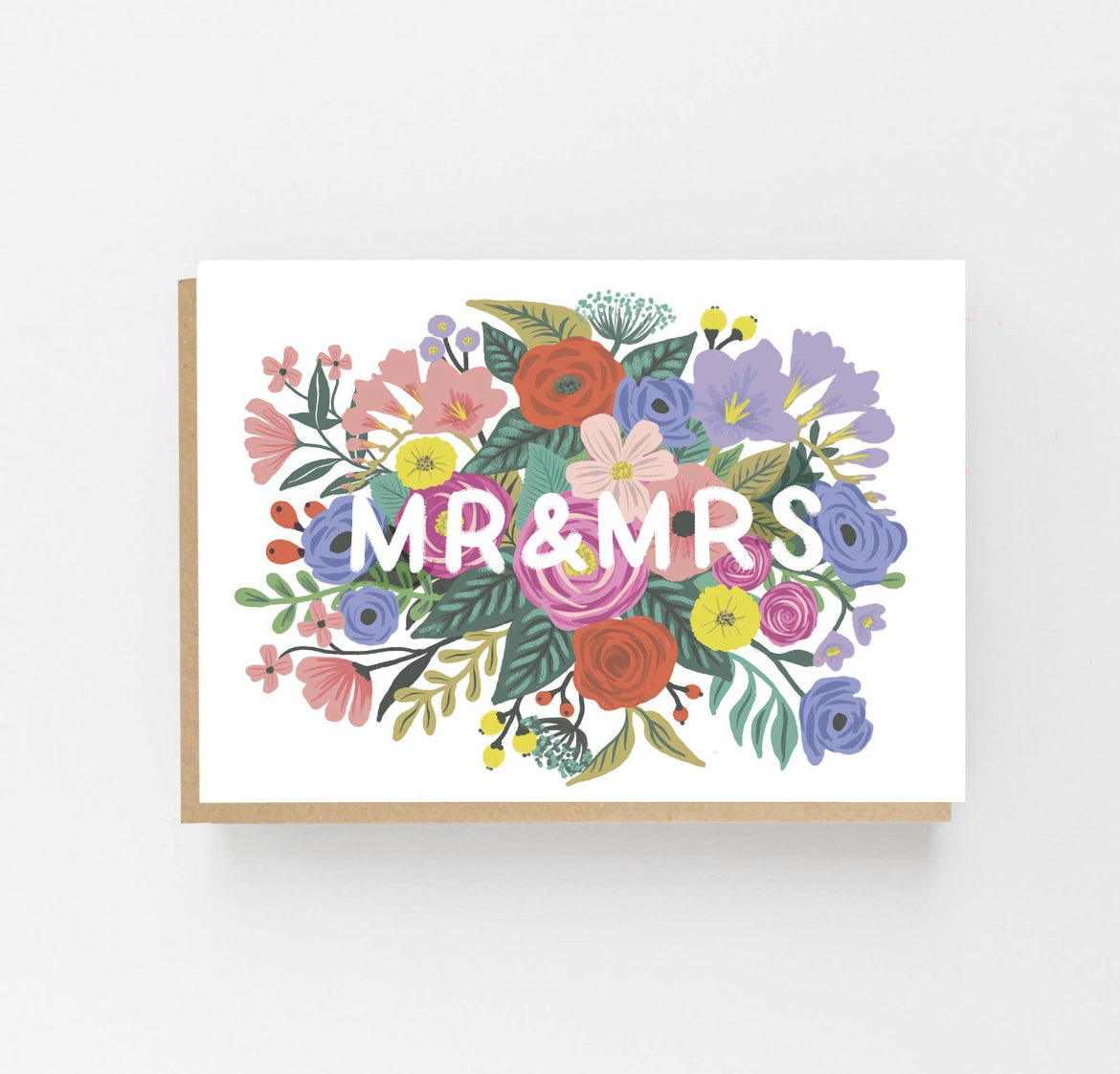 Mr & Mrs Wedding Card