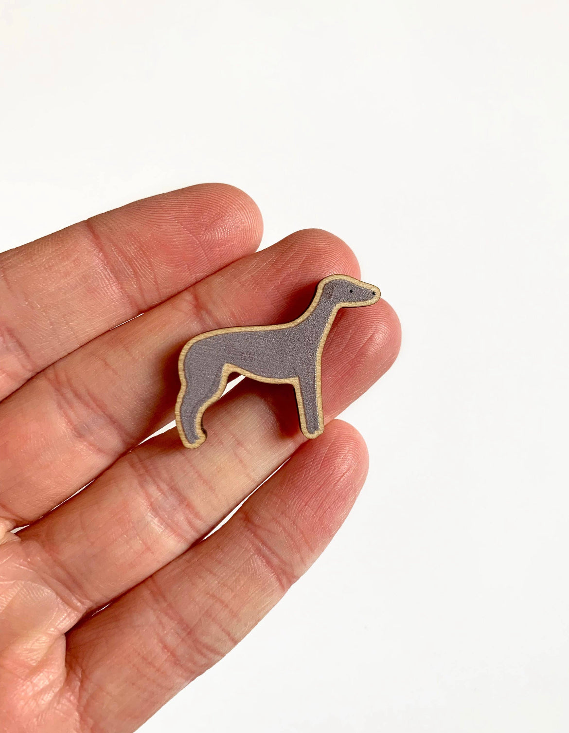 Greyhound Wooden Pin