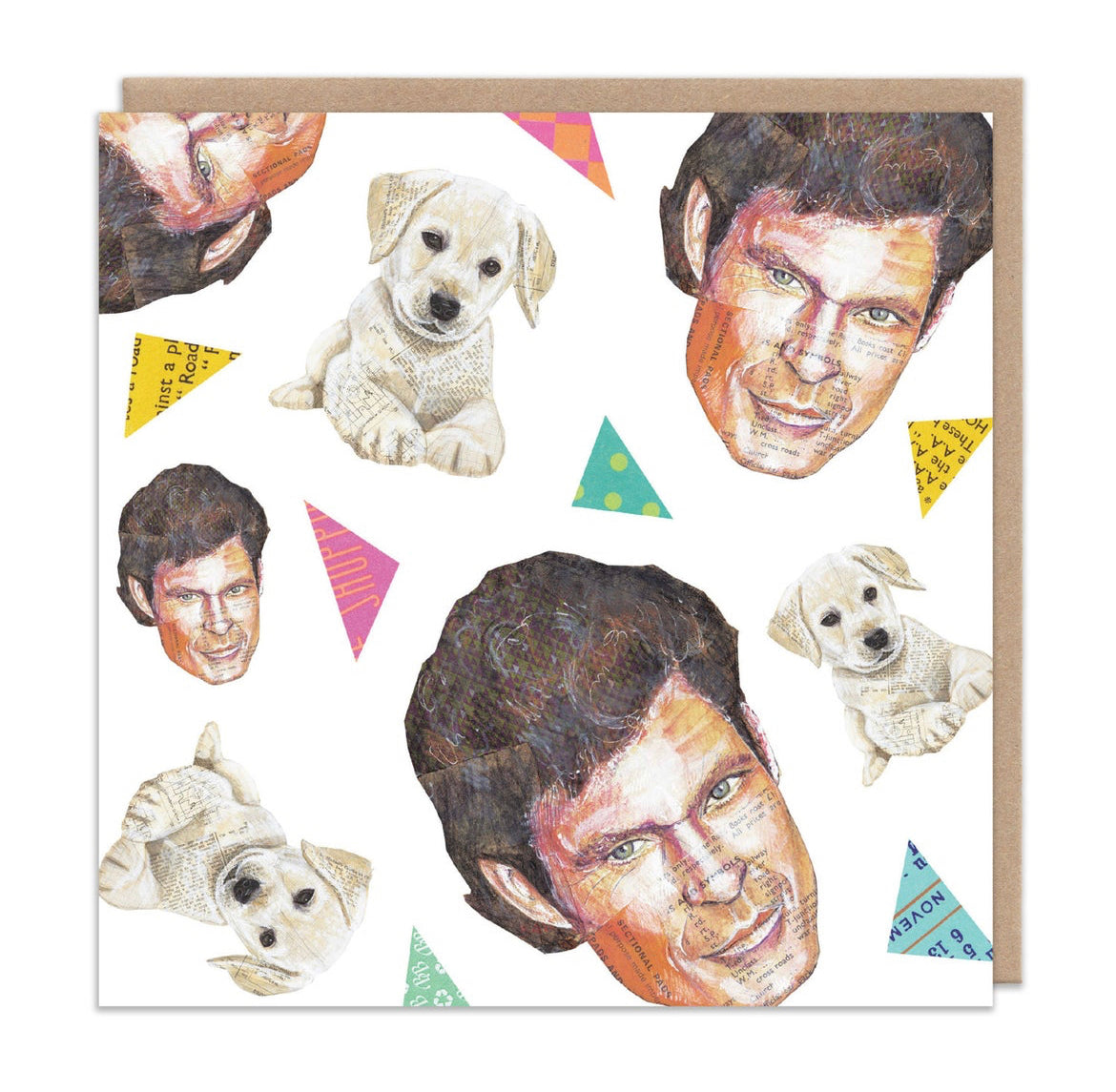 Hoff & Puppy Pattern Card