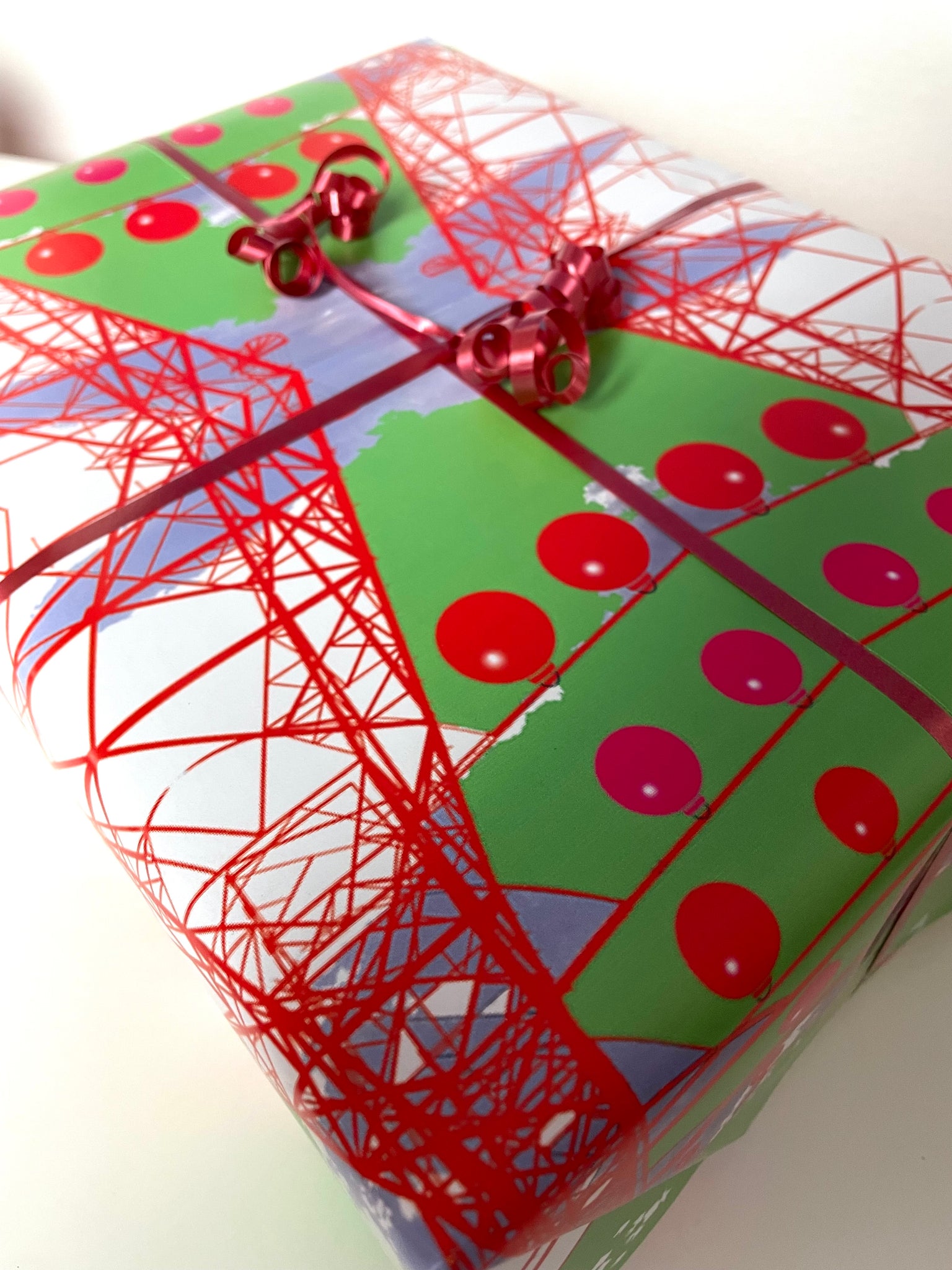 Pylon Christmas Wrapping Paper