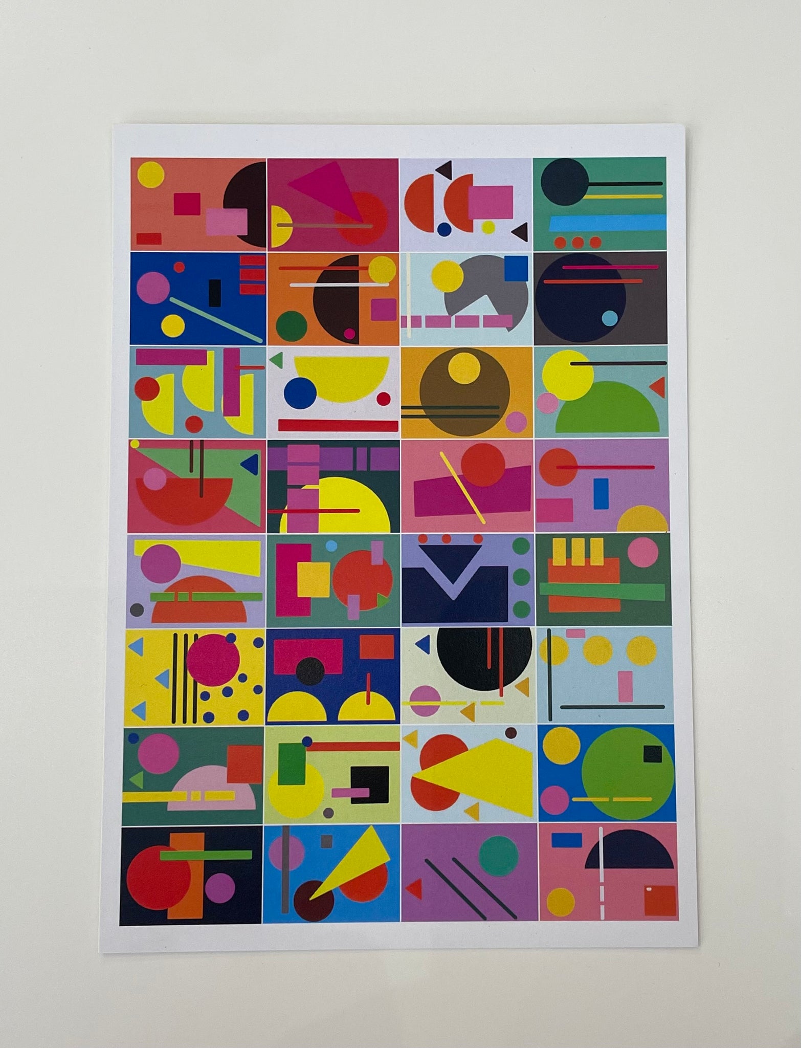 Colour Collage Print
