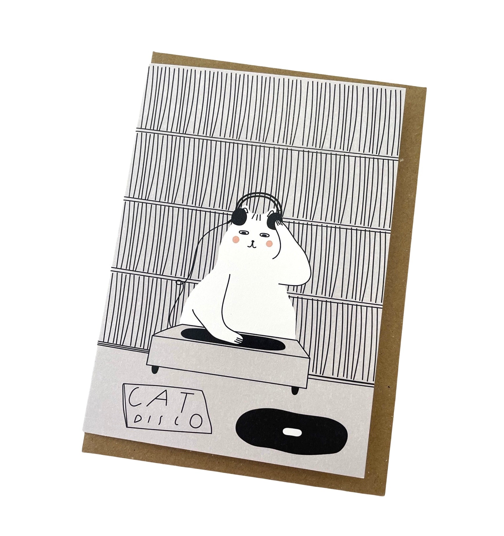 Cat Disco Card