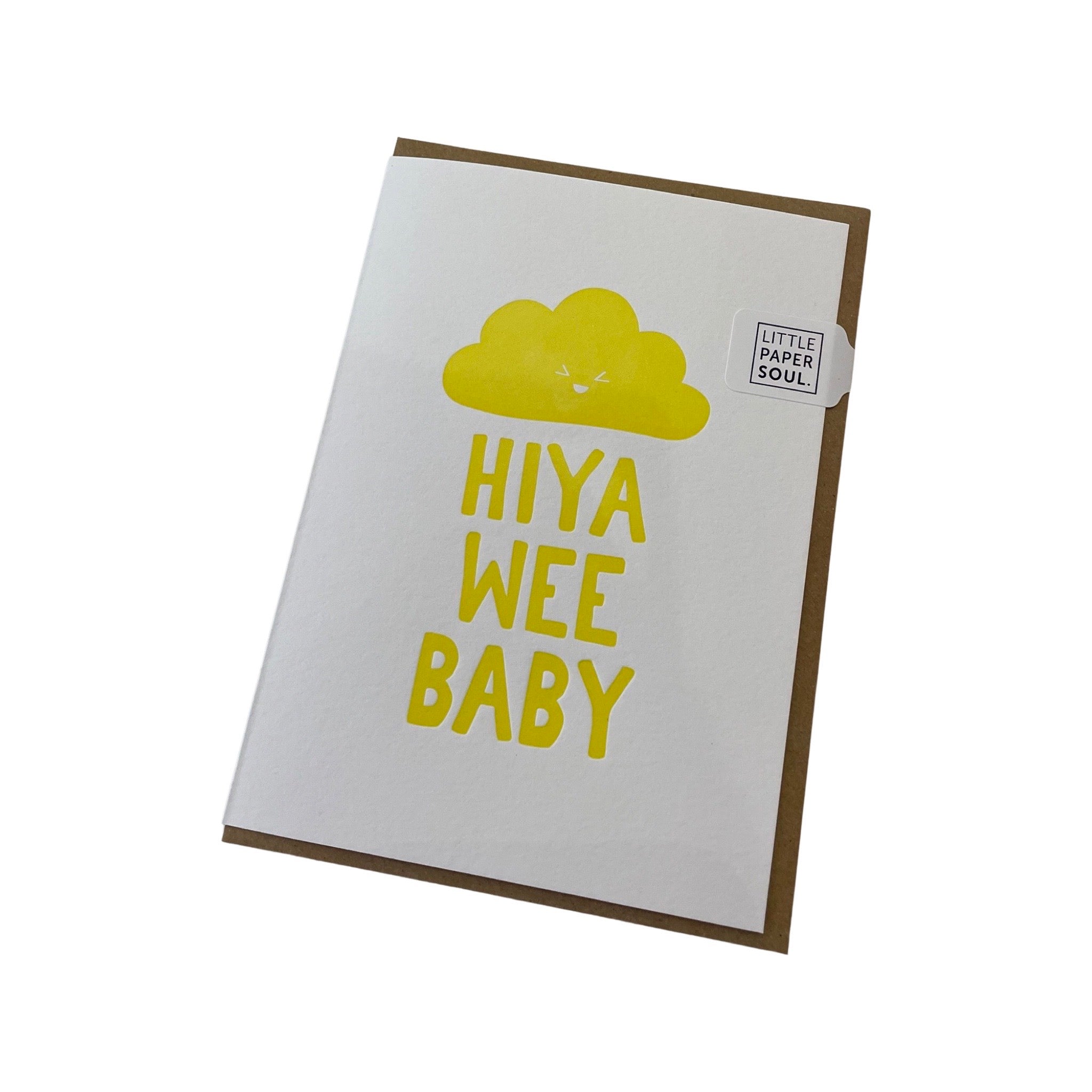 Hiya Wee Baby Card