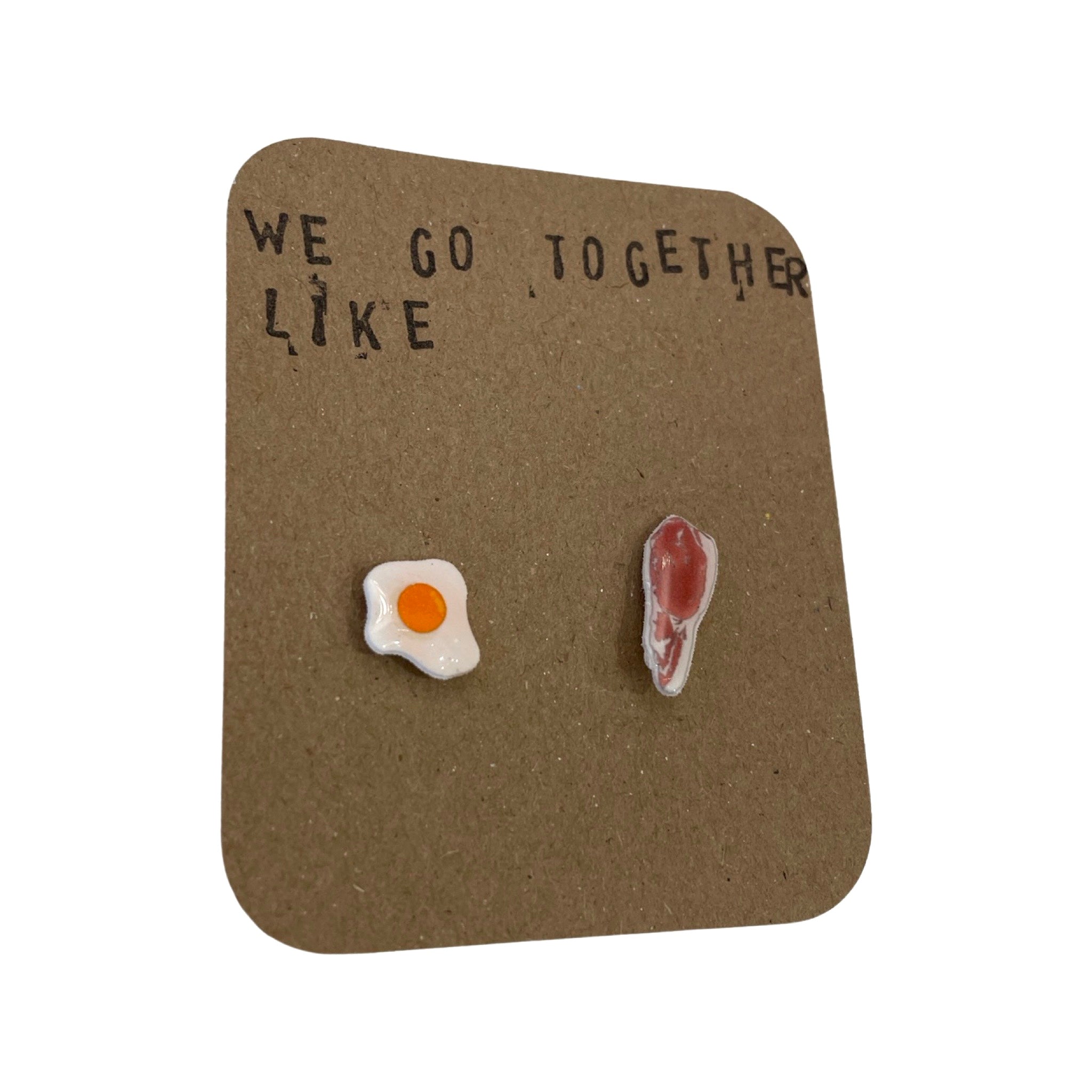 Egg & Bacon Earrings